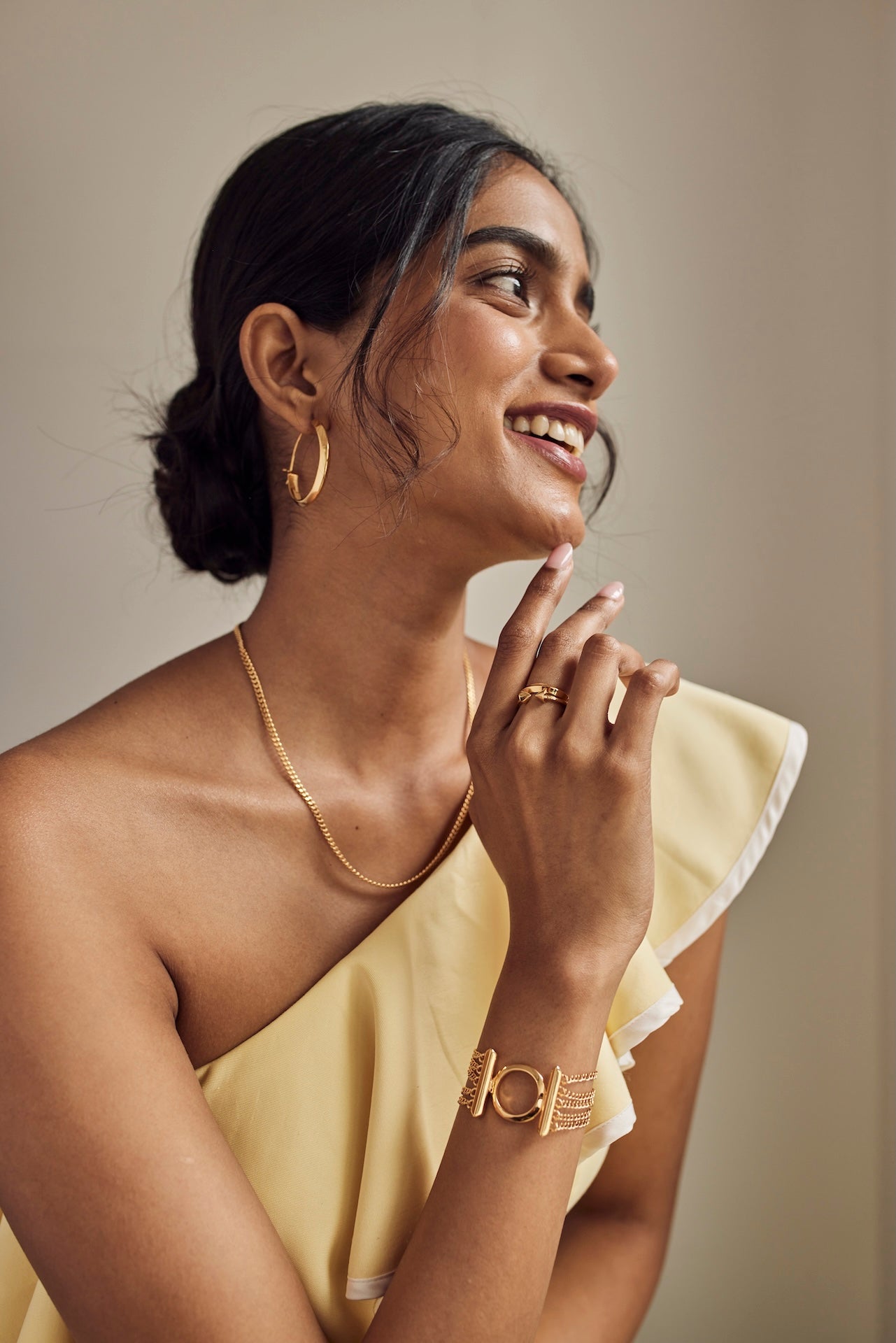 CUBAN CHAIN IN 18K GOLD MICRON POLISH