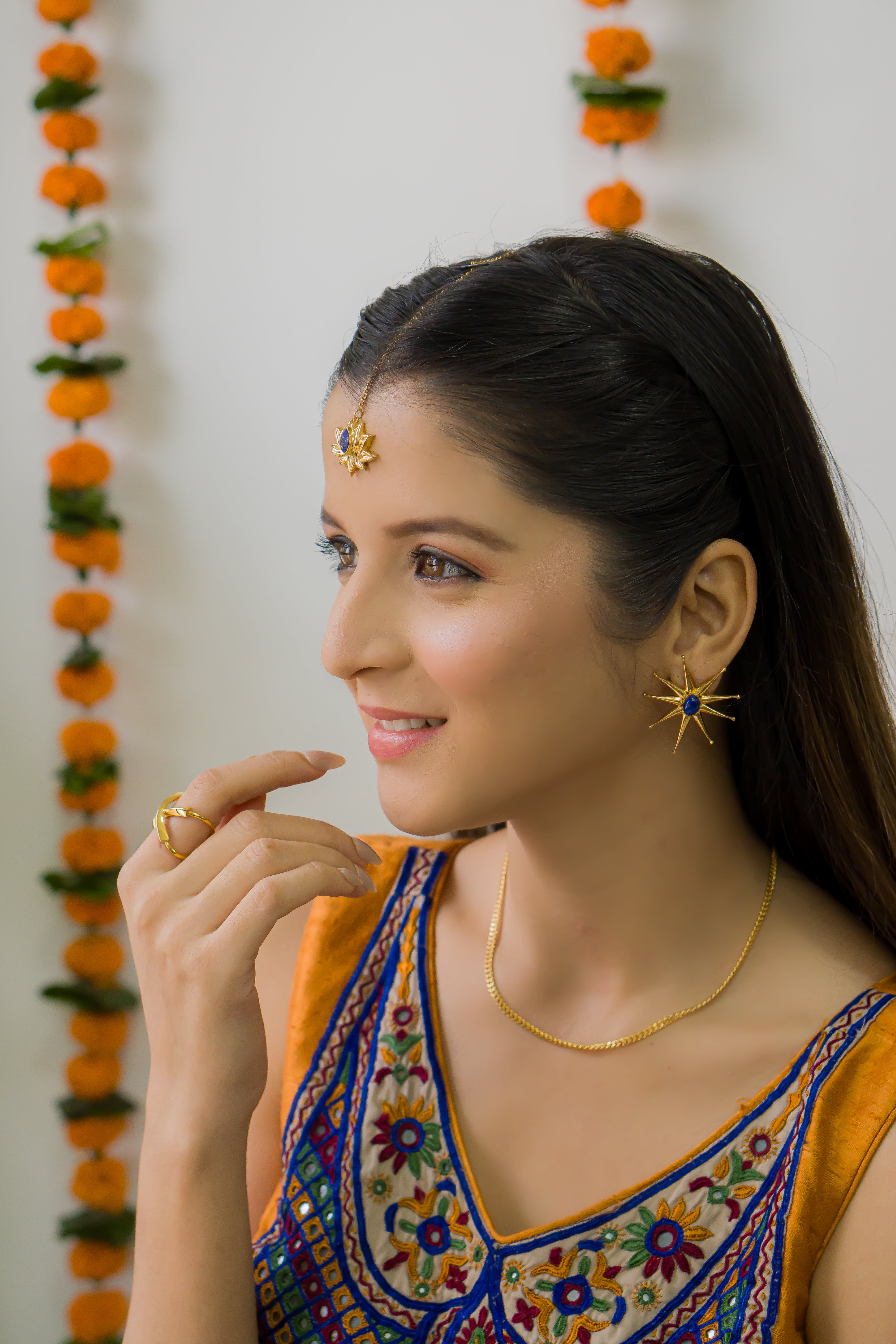 STELLAR STAR LAPIS EARRINGS