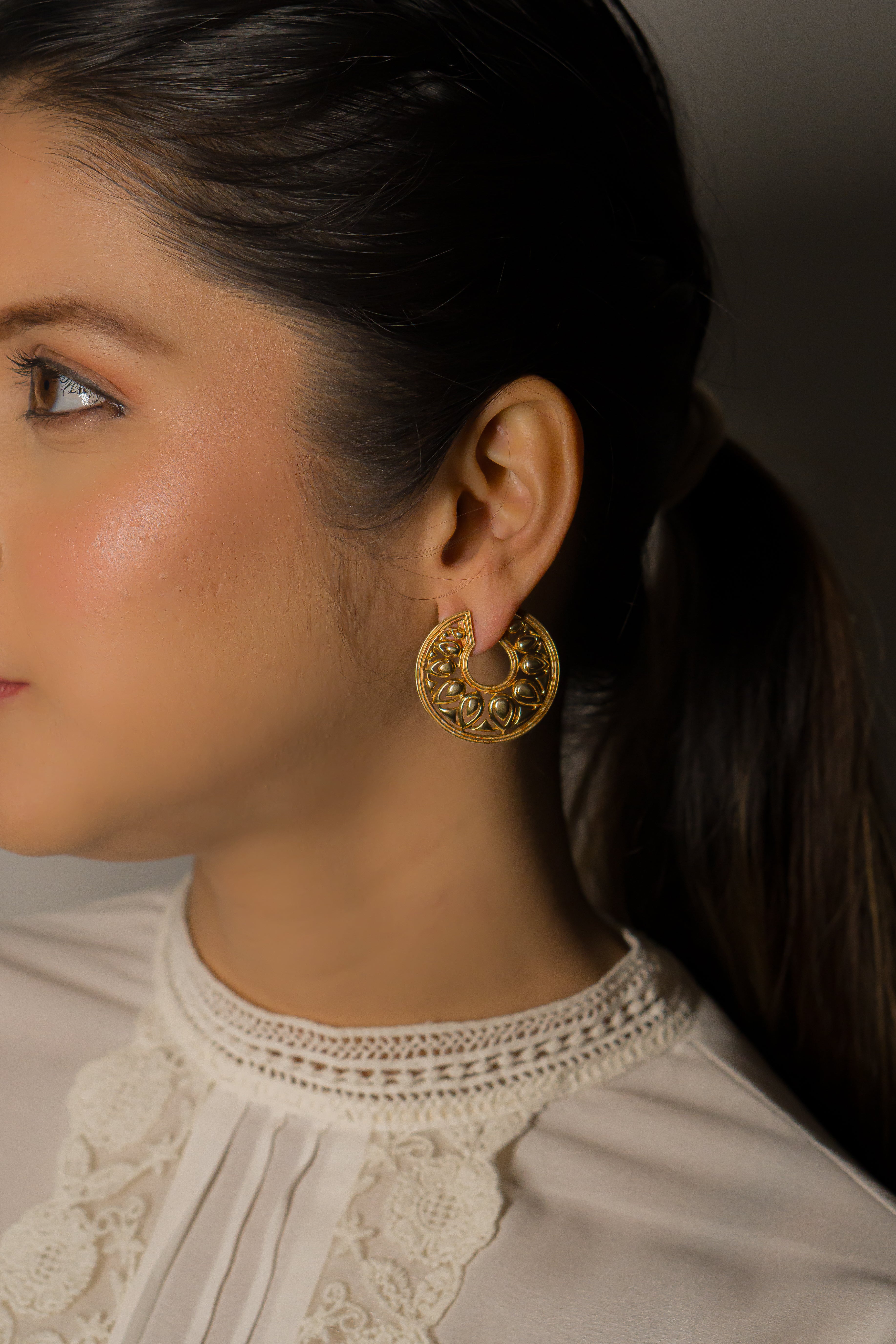 LOTUS EMPRESS EARRINGS